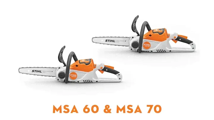 STIHL MSA 60 & MSA 70 Cordless Chainsaws | Battery Powered Chainsaws | STIHL AK System | STIHL GB