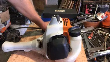 Бензо-коса STIHL FS-55 Типичный случай если заводить триммер не часто!