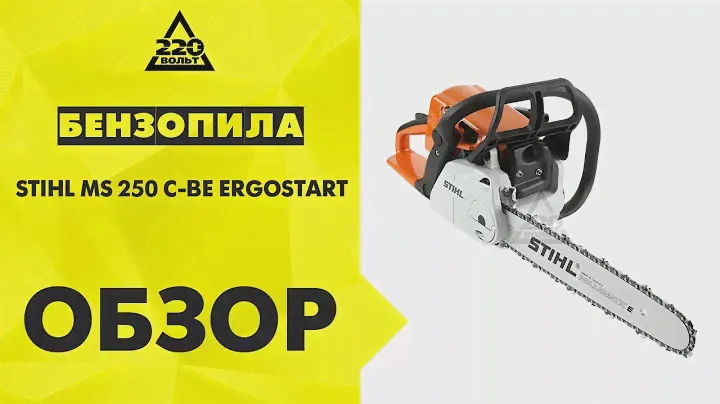 Обзор Бензопила STIHL MS 250 C-BE