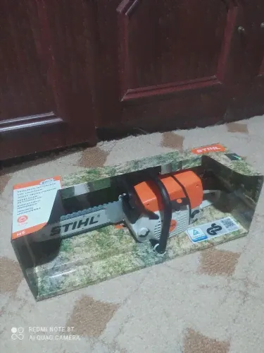 🛍 Бензопила игрушечная STIHL уменьшенная модель пилы Штиль игрушка инструмент для ребенка-4
