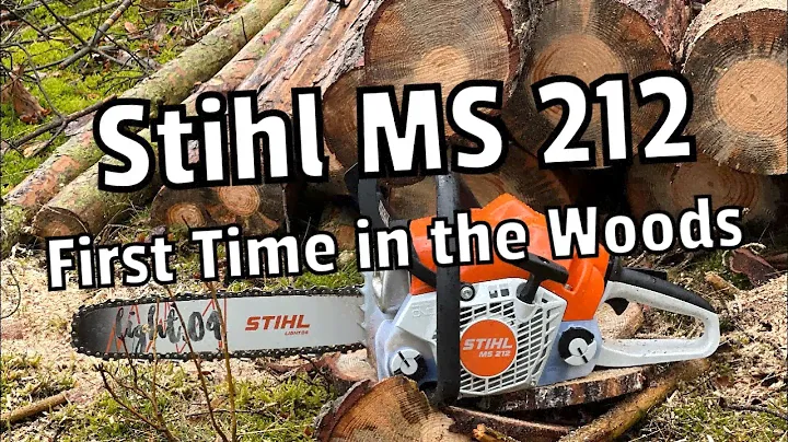 Stihl MS 212 | First Time in the Woods | Erster Waldeinsatz