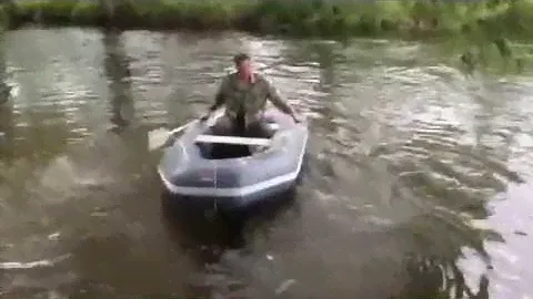 Лодочный мотор из бензопилы