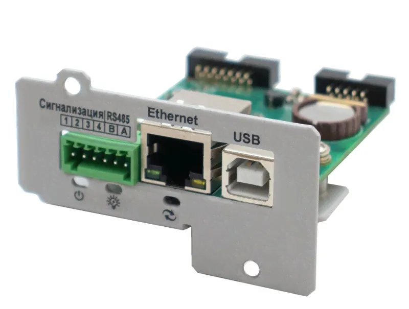 Штиль IC-SNMP/Web Плата расширения интерфейсов Ethernet, USB, «сухие» контакты-0