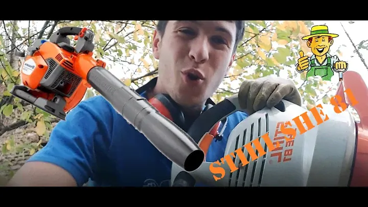 TUTO aspiro souffleur électrique SHE 81 - STIHL